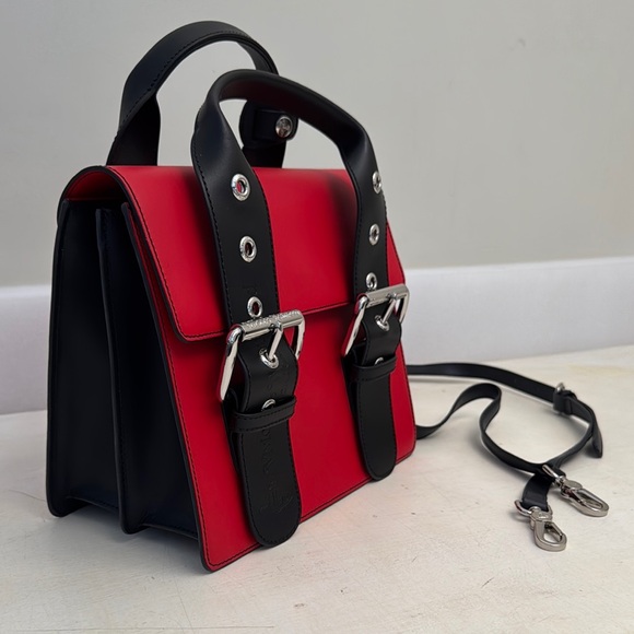 Vivienne Westwood NWT ALEX BAG LARGE BLUE-RED - Picture 4 of 15